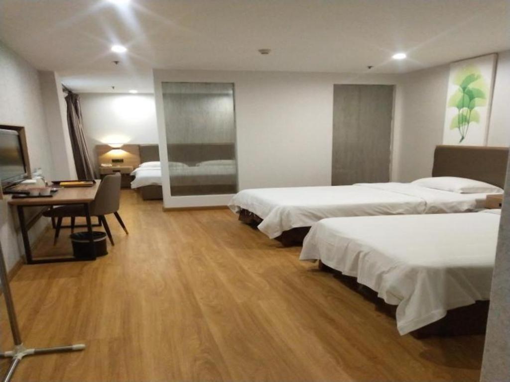Greentree Inn Jining Yanzhou Jiuzhou Fangyuan Business Hotel Esterno foto