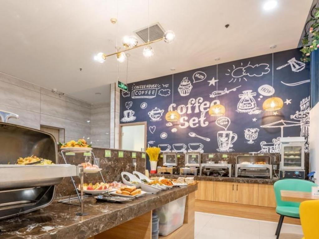 Greentree Inn Jining Yanzhou Jiuzhou Fangyuan Business Hotel Esterno foto