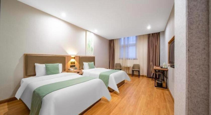 Greentree Inn Jining Yanzhou Jiuzhou Fangyuan Business Hotel Esterno foto