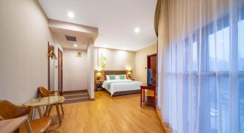 Greentree Inn Jining Yanzhou Jiuzhou Fangyuan Business Hotel Esterno foto