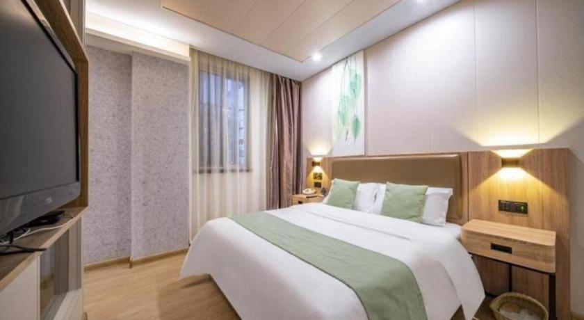Greentree Inn Jining Yanzhou Jiuzhou Fangyuan Business Hotel Esterno foto