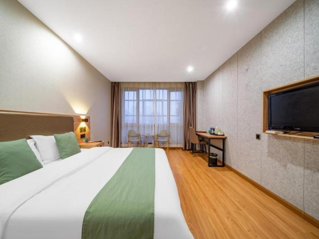 Greentree Inn Jining Yanzhou Jiuzhou Fangyuan Business Hotel Esterno foto