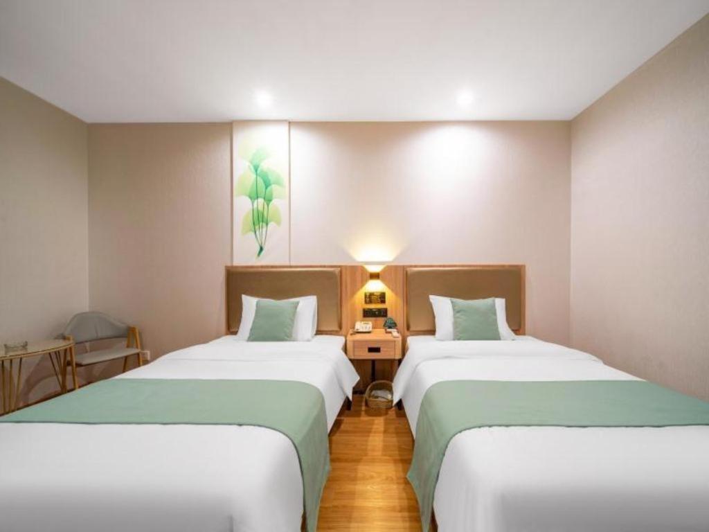 Greentree Inn Jining Yanzhou Jiuzhou Fangyuan Business Hotel Esterno foto