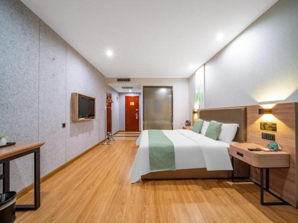 Greentree Inn Jining Yanzhou Jiuzhou Fangyuan Business Hotel Esterno foto