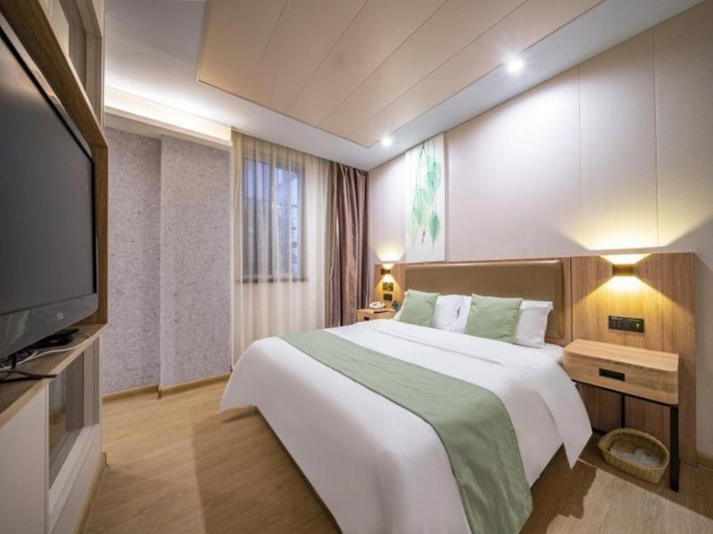 Greentree Inn Jining Yanzhou Jiuzhou Fangyuan Business Hotel Esterno foto