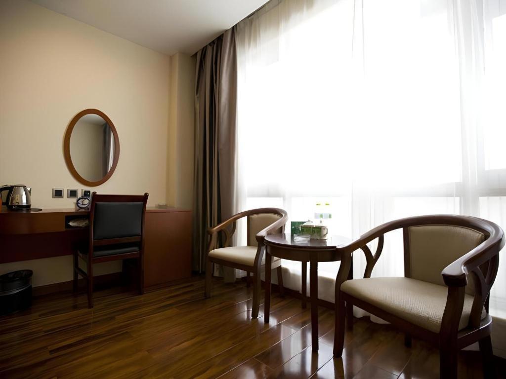 Greentree Inn Jining Yanzhou Jiuzhou Fangyuan Business Hotel Esterno foto
