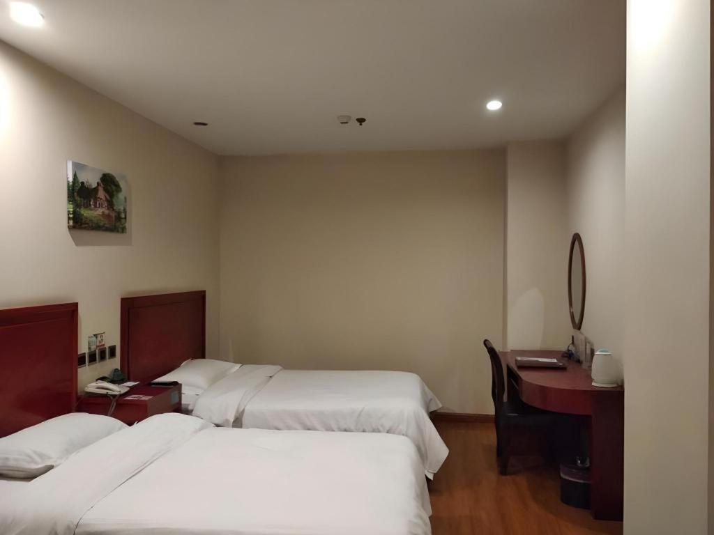 Greentree Inn Jining Yanzhou Jiuzhou Fangyuan Business Hotel Esterno foto