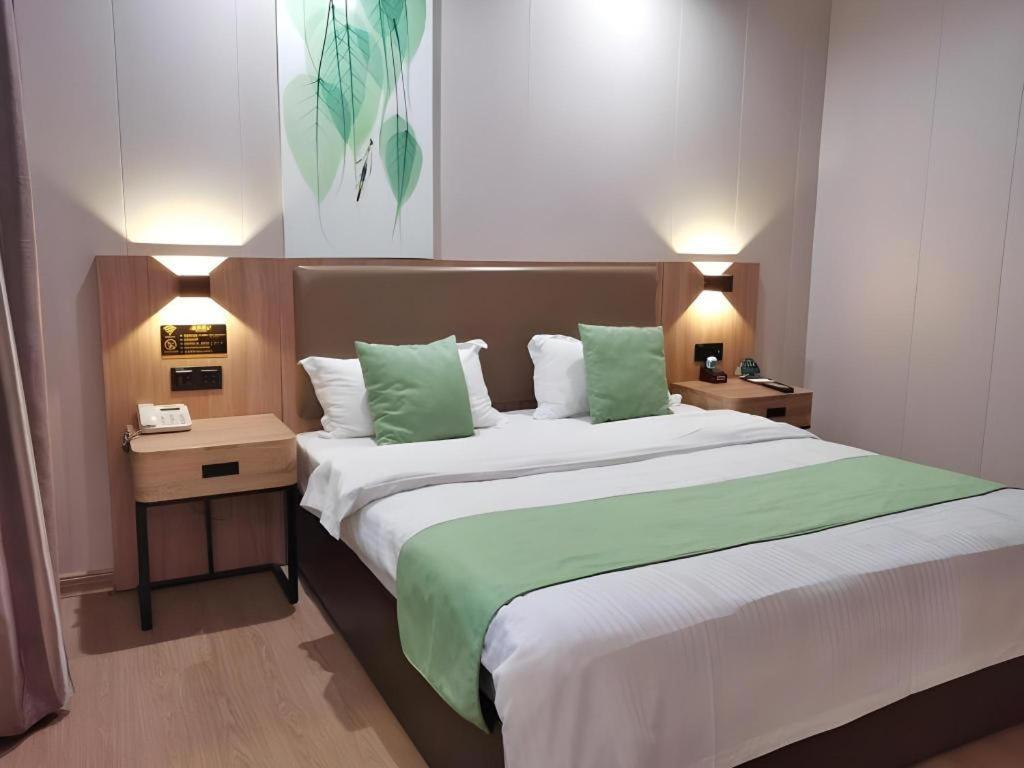 Greentree Inn Jining Yanzhou Jiuzhou Fangyuan Business Hotel Esterno foto