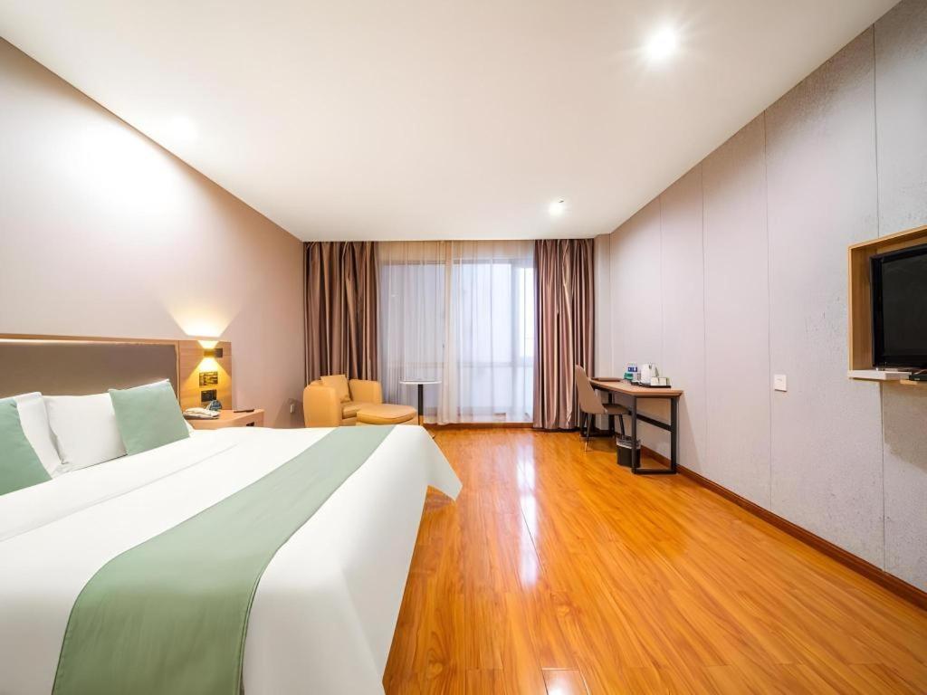 Greentree Inn Jining Yanzhou Jiuzhou Fangyuan Business Hotel Esterno foto