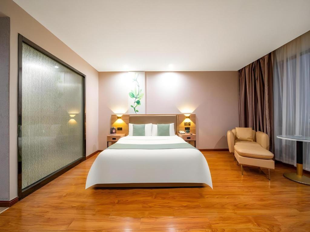 Greentree Inn Jining Yanzhou Jiuzhou Fangyuan Business Hotel Esterno foto