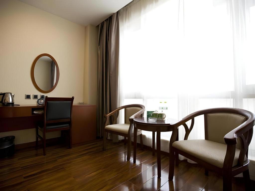 Greentree Inn Jining Yanzhou Jiuzhou Fangyuan Business Hotel Esterno foto