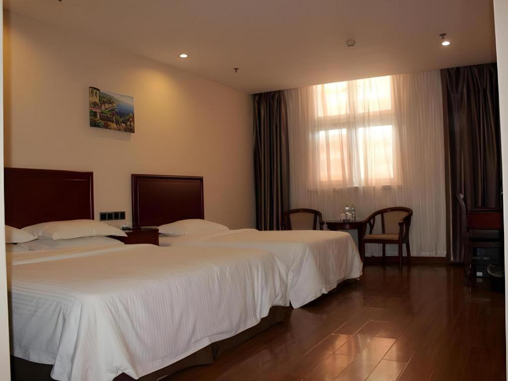 Greentree Inn Jining Yanzhou Jiuzhou Fangyuan Business Hotel Esterno foto