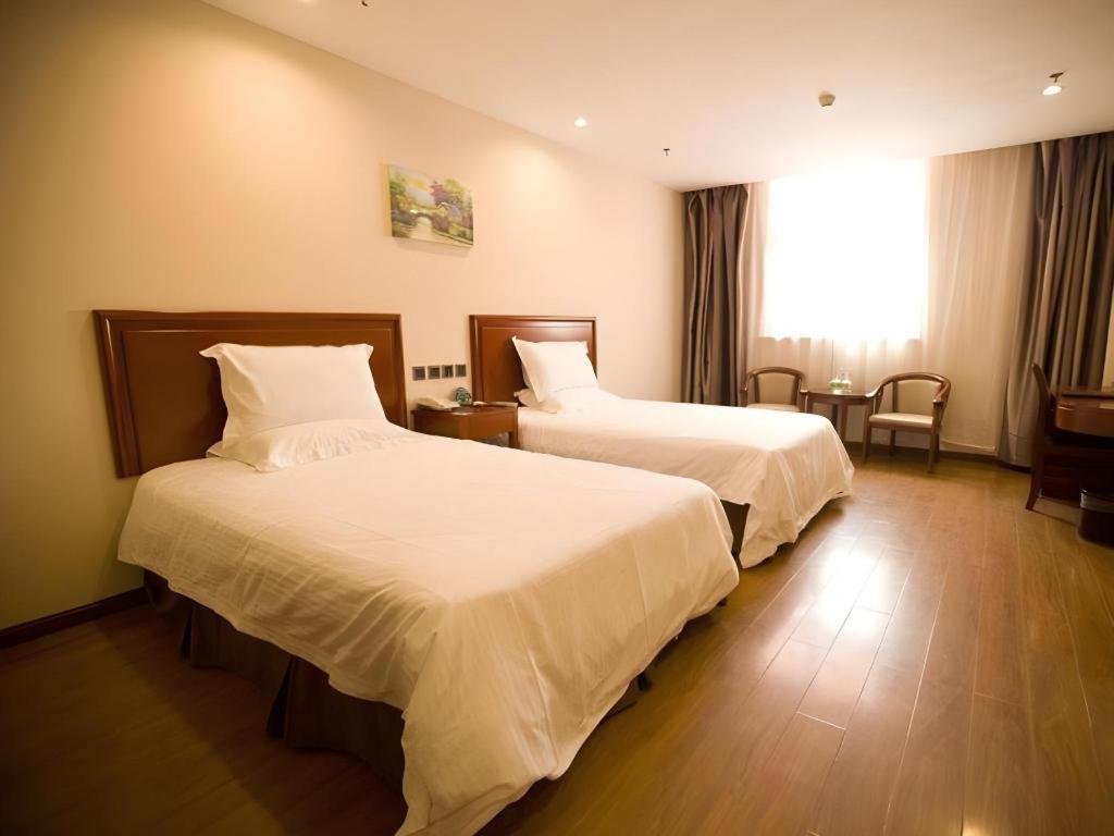 Greentree Inn Jining Yanzhou Jiuzhou Fangyuan Business Hotel Esterno foto