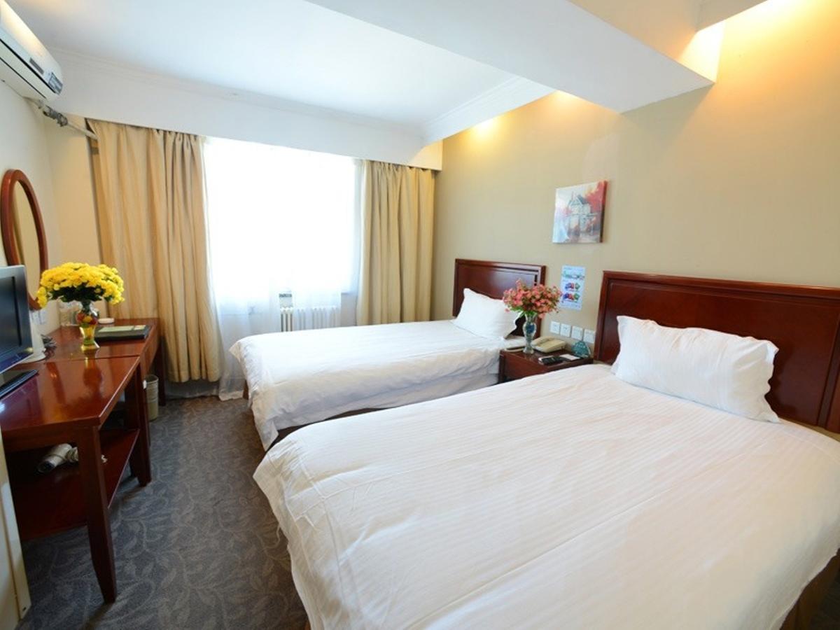 Greentree Inn Jining Yanzhou Jiuzhou Fangyuan Business Hotel Esterno foto